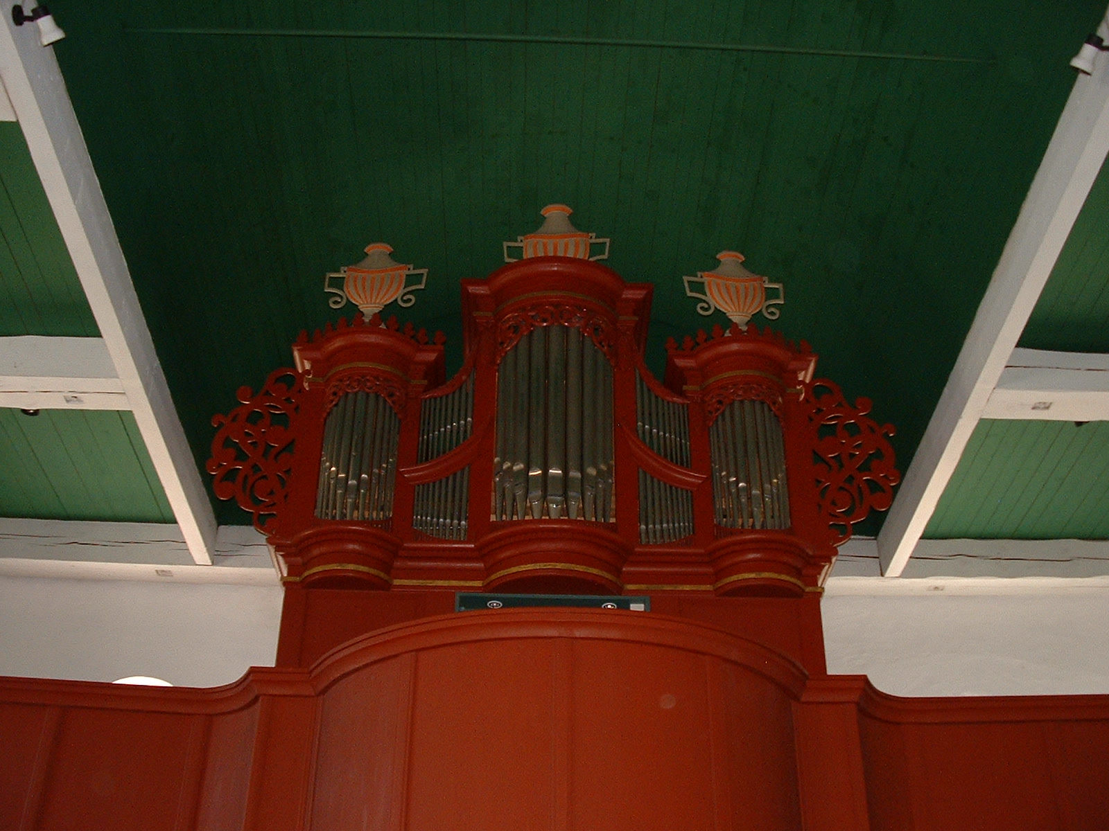 Die Wibadikirche in Wiegboldsbur - Ostfriesland - Orgel