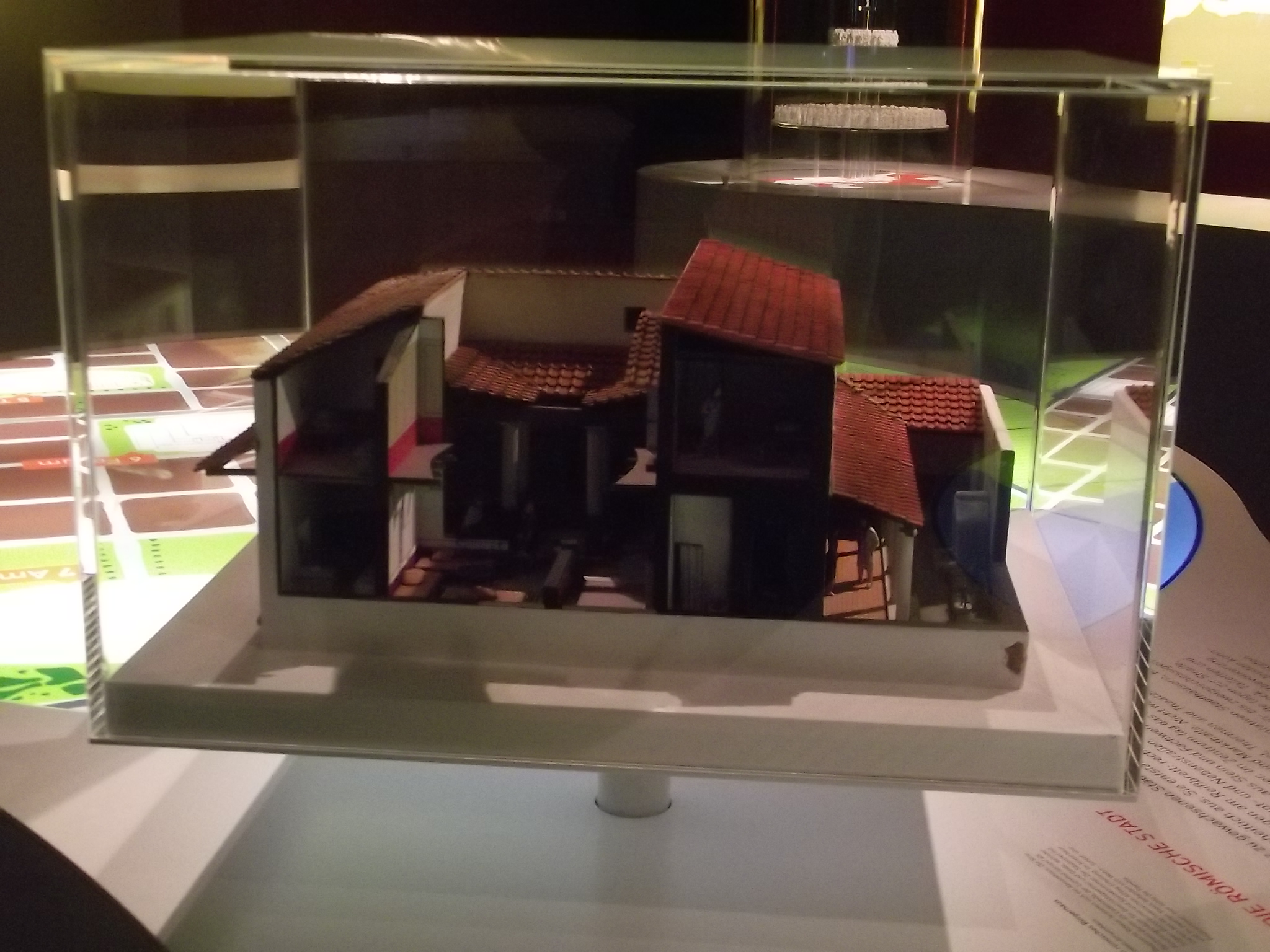 Modell eines Römerhauses