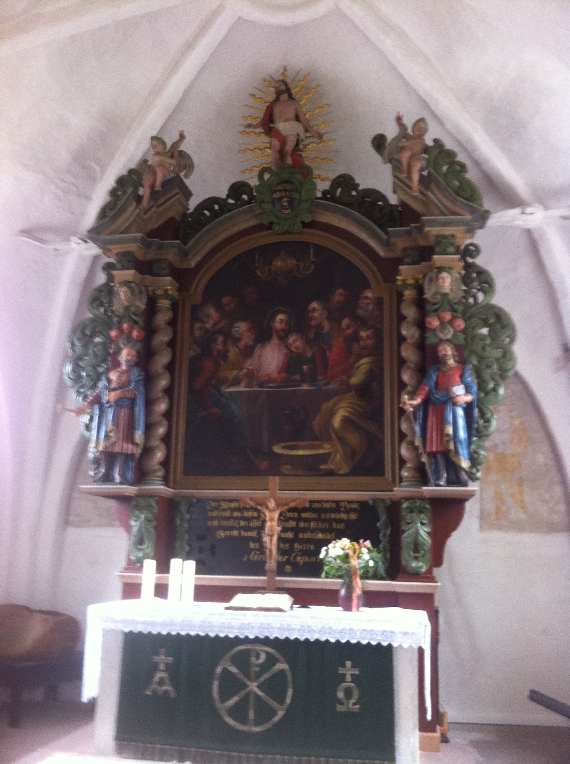 Altar der schönen Kirche
