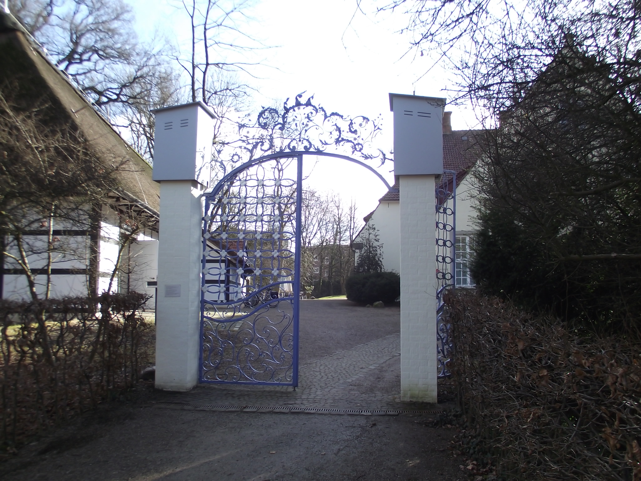 Eingang zum Haus Riensberg vom Focke Museum in Bremen