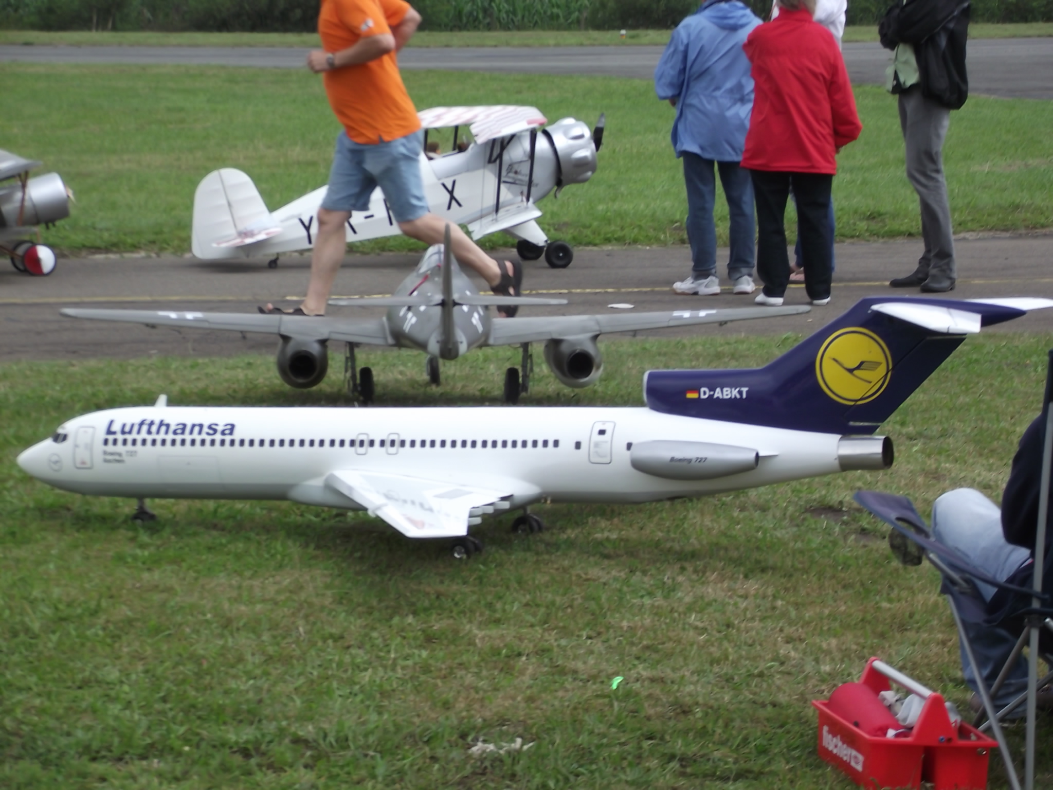 Jet-Flugtage in Ganderkesee - Lufthansa Jet am Boden