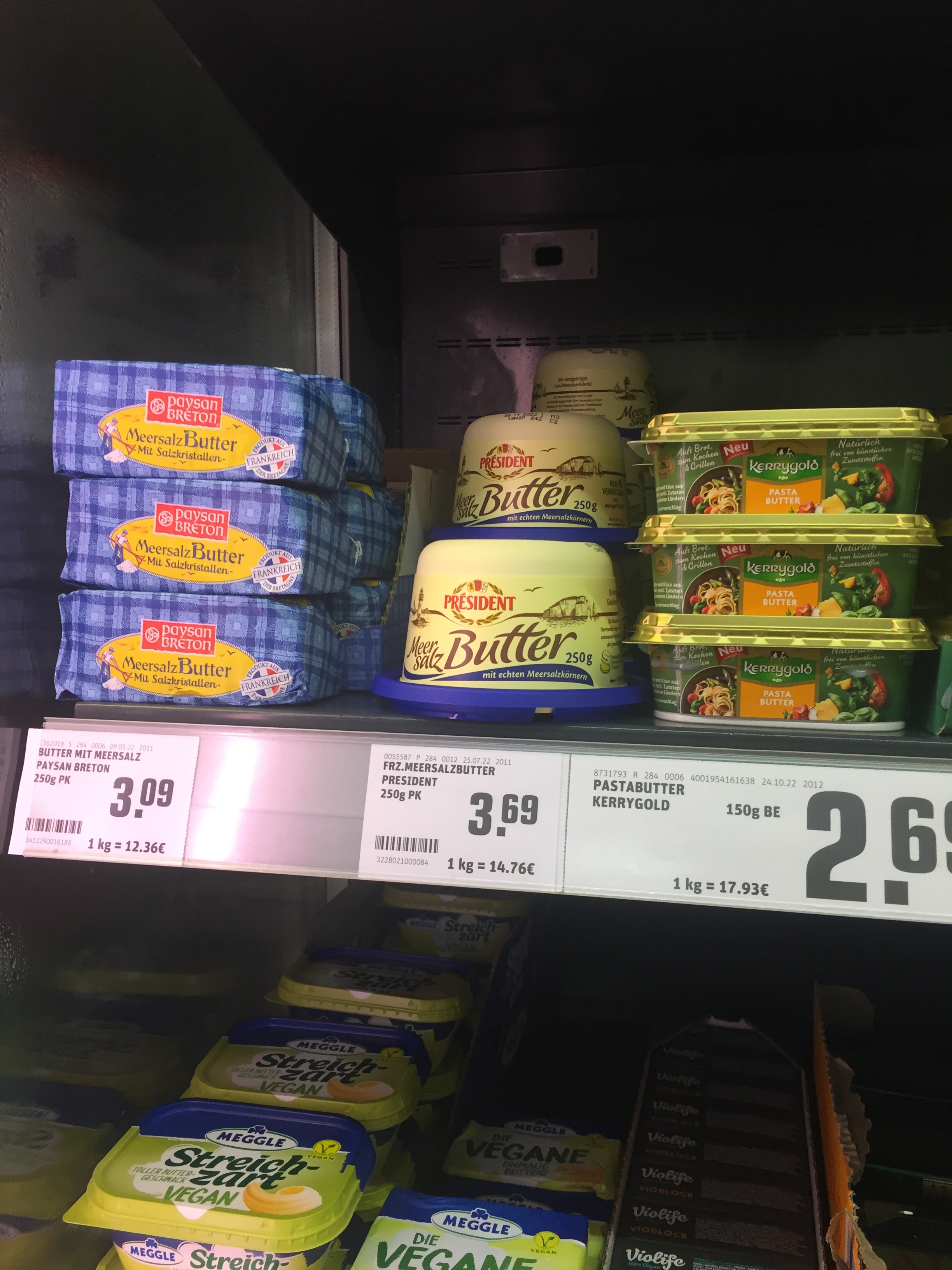 Salzige Butter