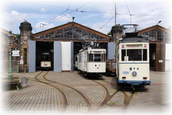 Bild 1 Straßenbahnmuseum Chemnitz in Chemnitz