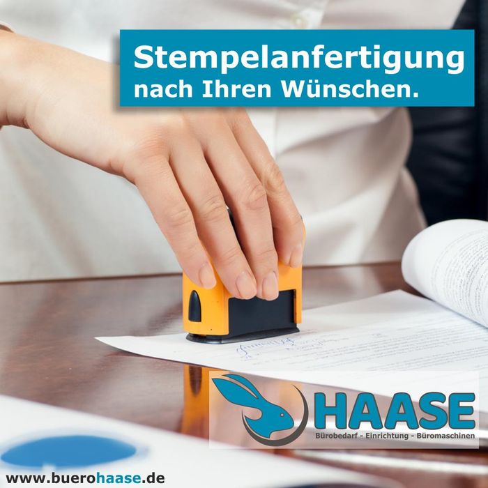 Bei Büro Haase in Rheinböllen (Hunsrück), individuelle Stempelanfertigung nach Ihren Wünschen. 