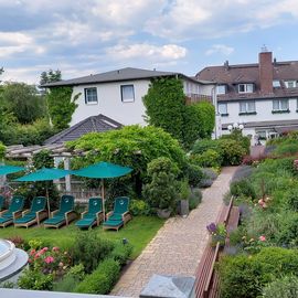 Blick vom Balkon