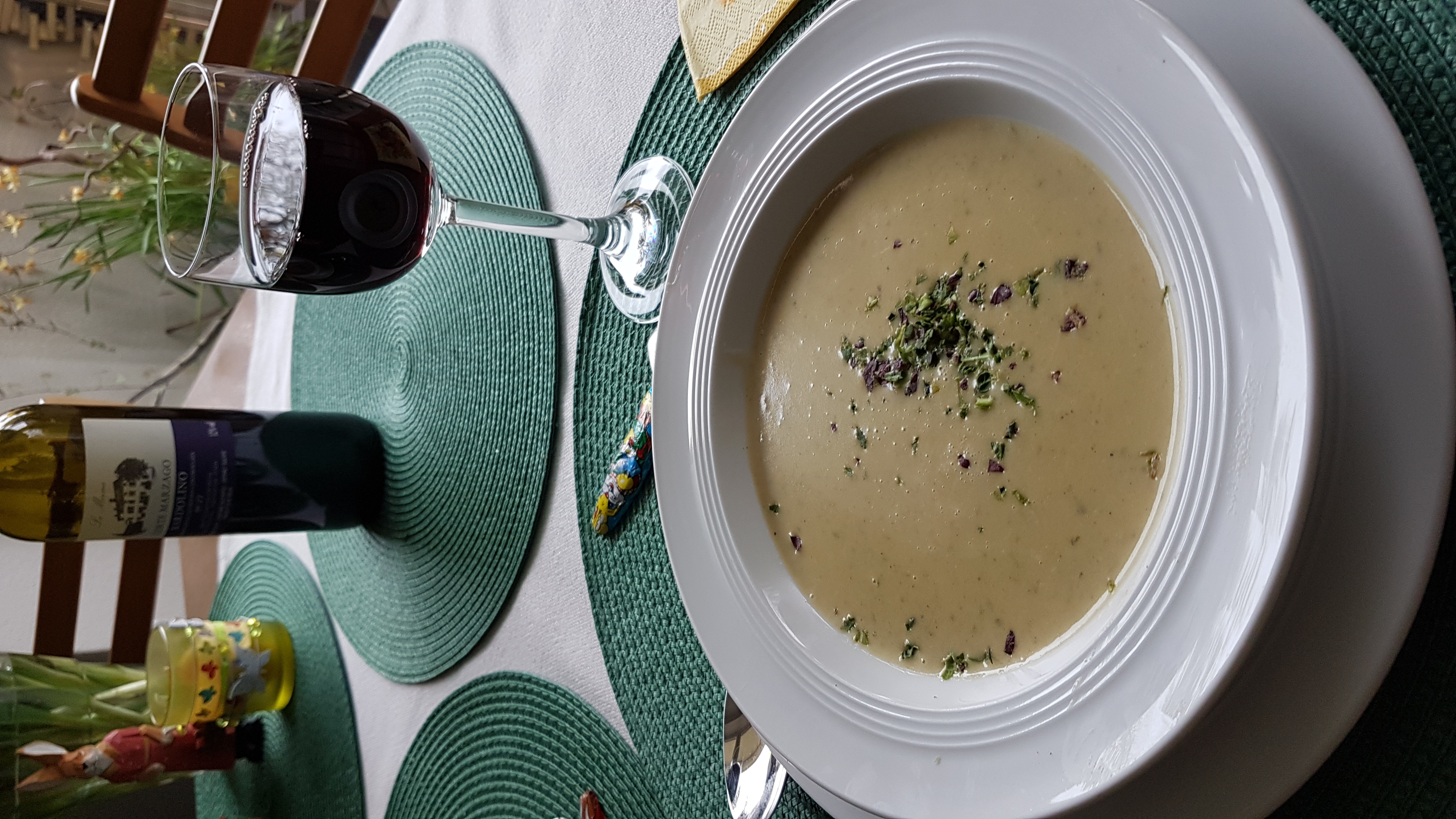 Ostermenü Bärlauchsuppe