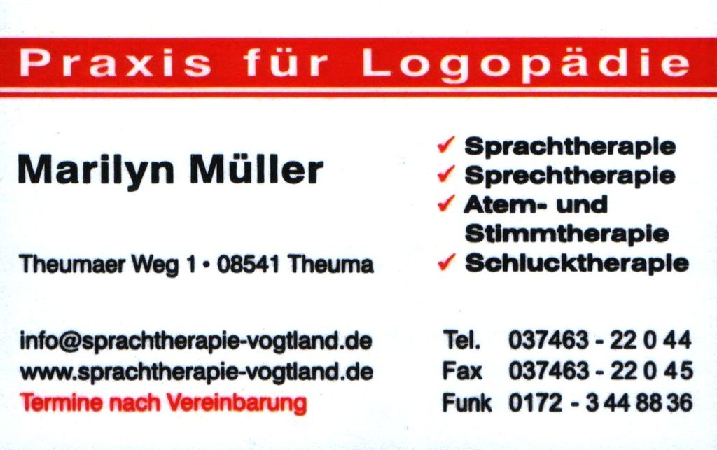 Nutzerfoto 1 Logopädische Praxis Marilyn Müller
