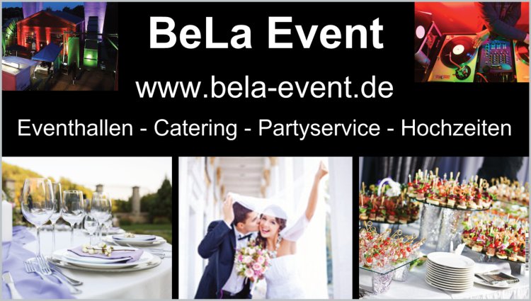 Werbebanner von BeLa Event