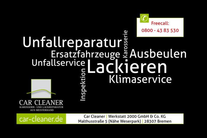 Nutzerbilder Car Cleaner Unfallreparaturen GmbH&Co. KG Karosserie-u.Lackierfachbetrieb