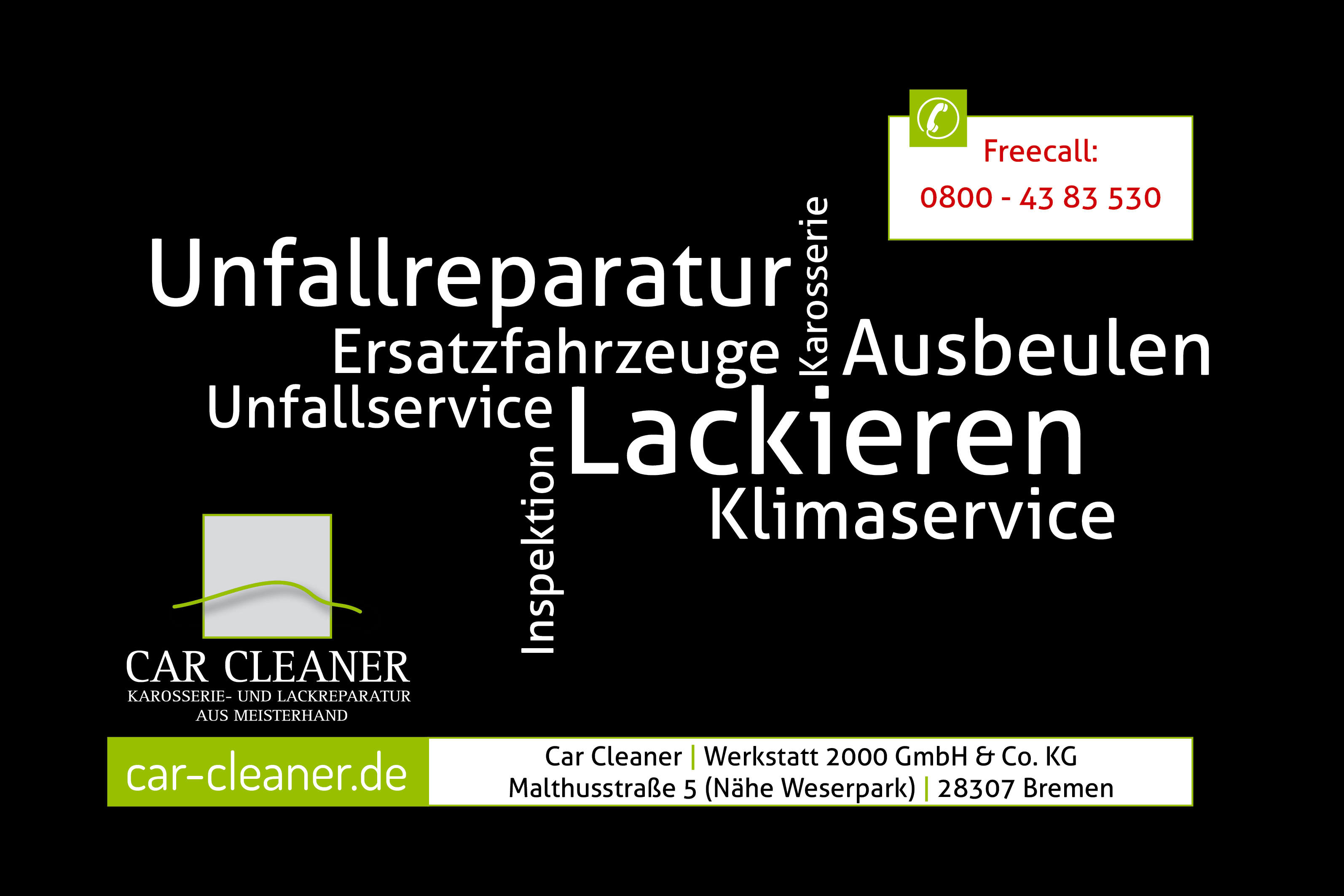 Bild 1 Car Cleaner Werkstatt 2000 GmbH&Co. KG Karosserie-u.Lackierfachbetrieb in Bremen