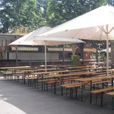 Biergarten im Schloßgarten in Stuttgart