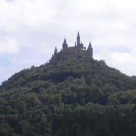 Blick von unten auf die Burg