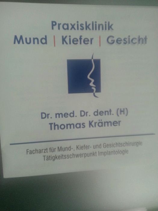 Krämer Thomas Dr.Dr. Mund- Kiefer- und Gesichtschirurgie