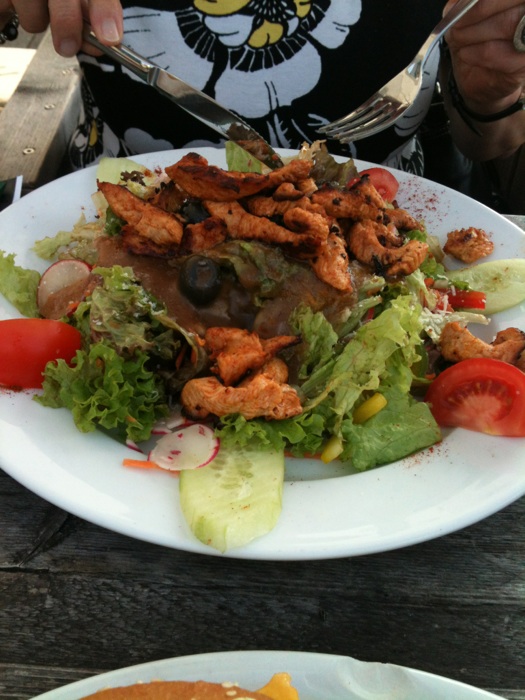 Salat mit Putenbrust