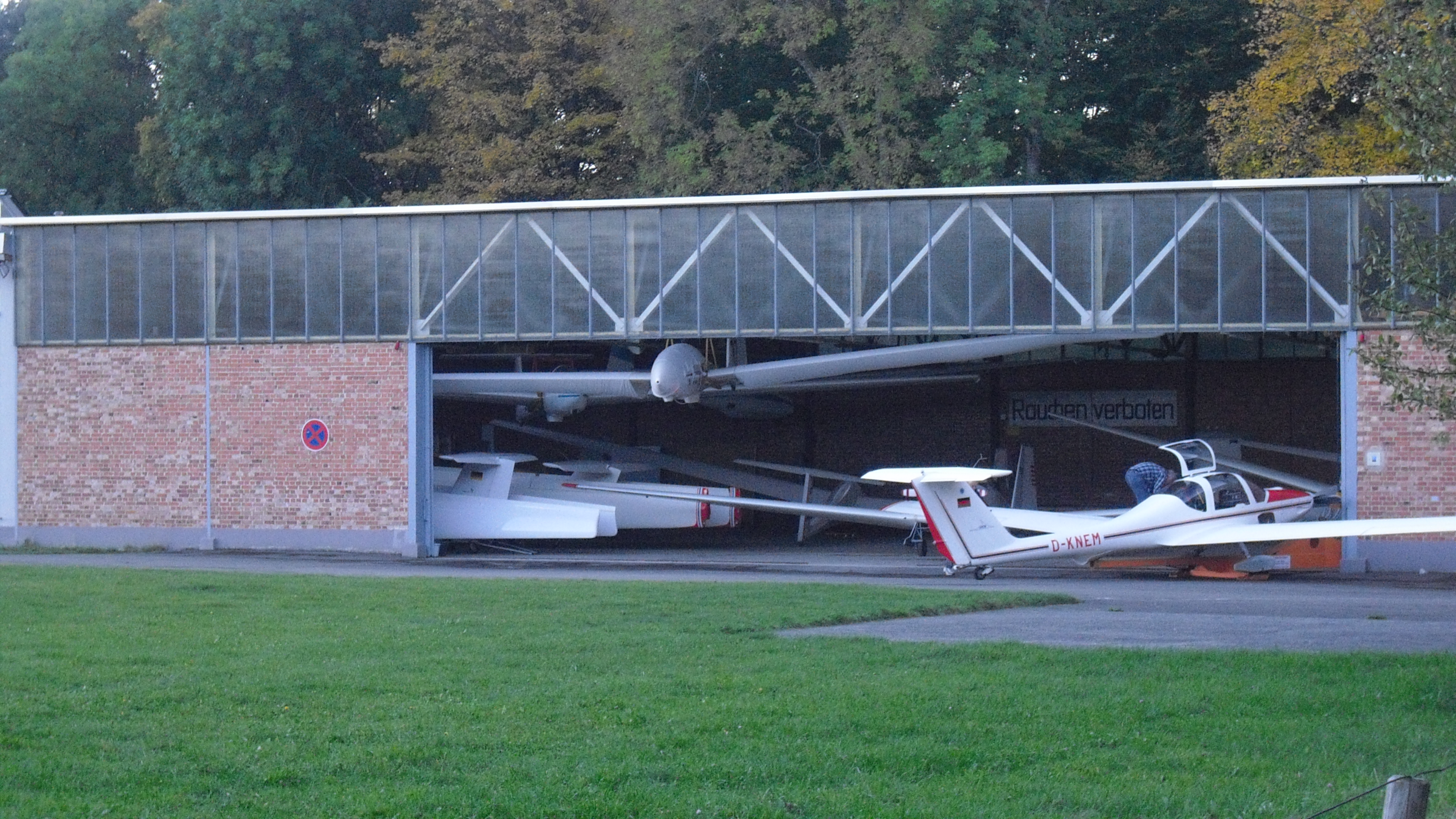 Der Flugplatz auf dem der Luftsportverein Reutlingen zuhause ist.