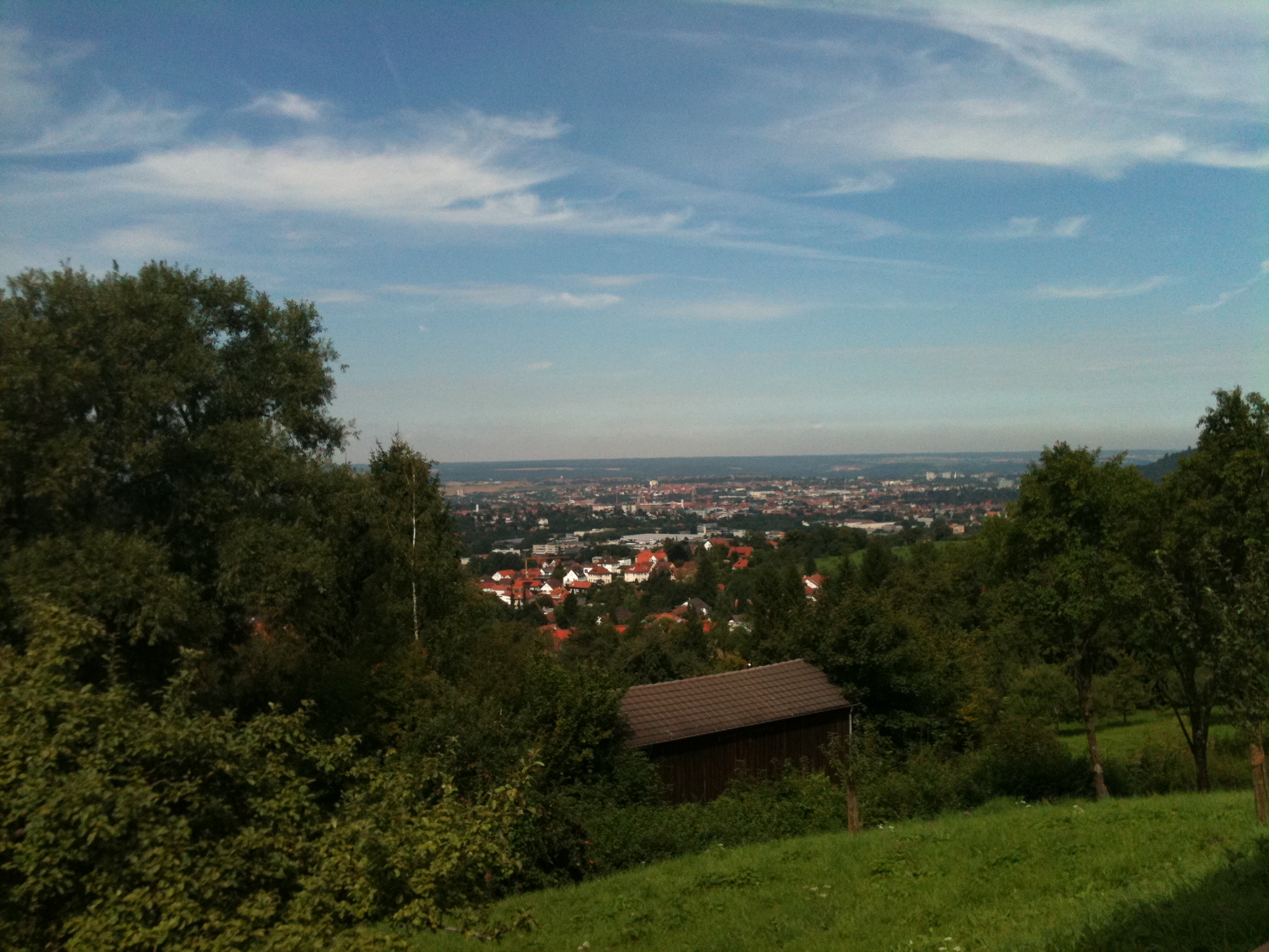 tolle Fernsicht bei schönem Wetter