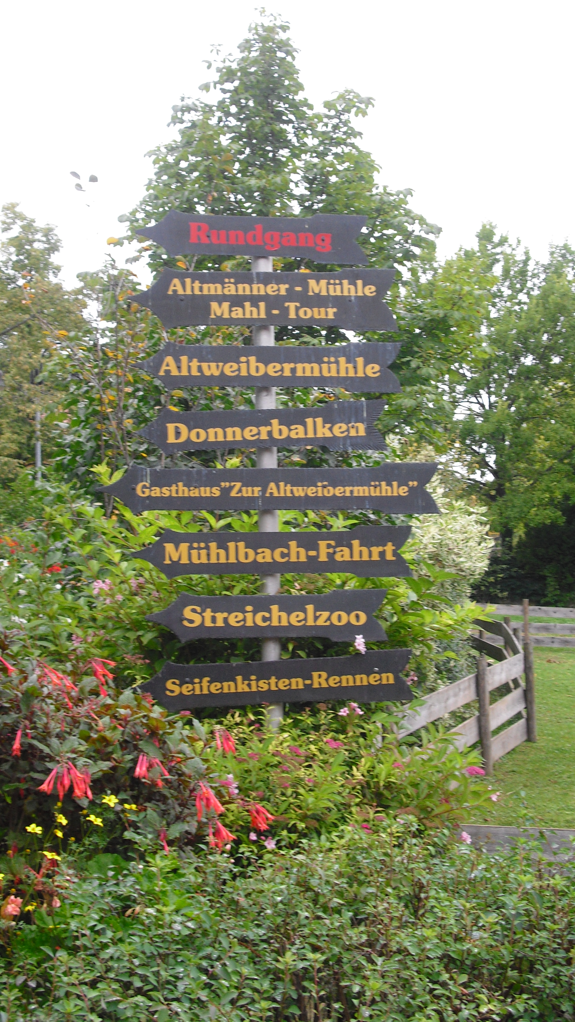 Hinweisschilder