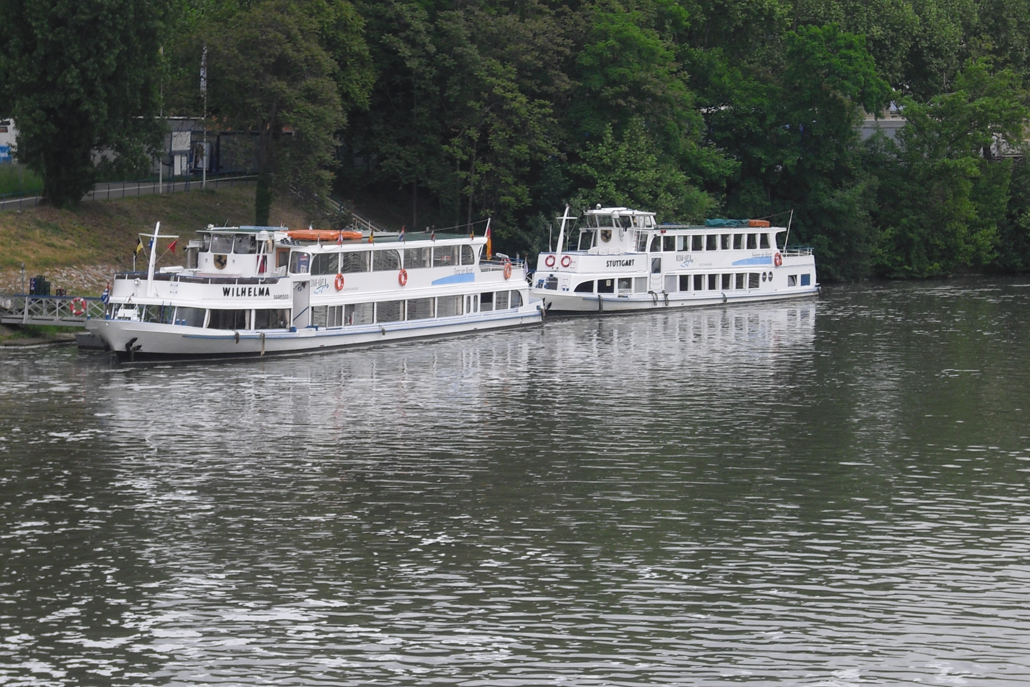 Bild 6 Neckar Käpt'n - Anfahrtstelle Wilhelma in Stuttgart