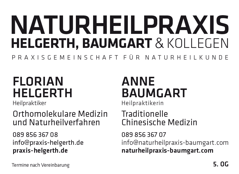 Praxisschild Naturheilpraxis Anne Baumgart