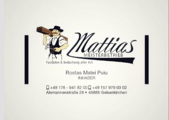 Logo von Dachdecker Meisterbetrieb Mattias in Gelsenkirchen