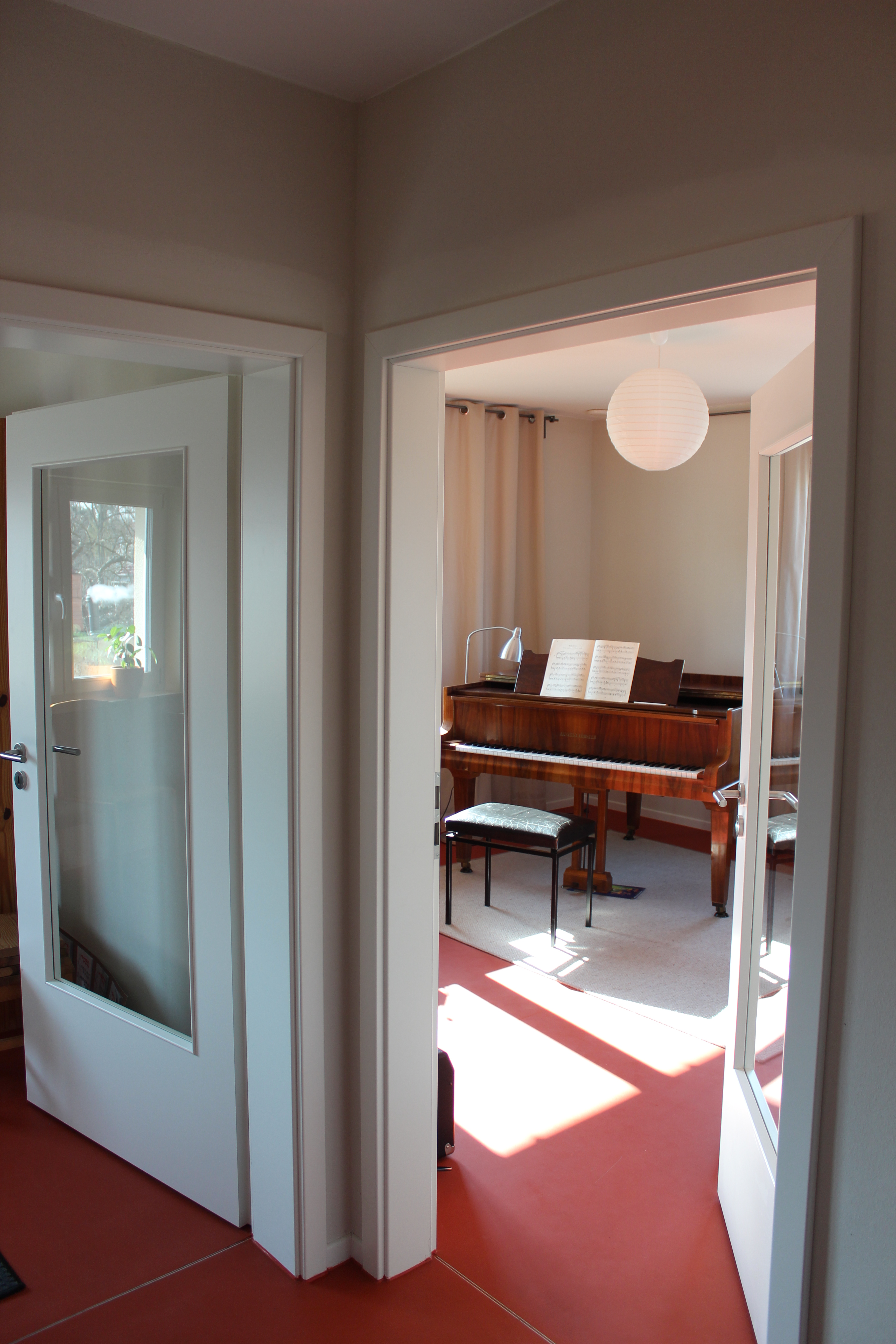 Der zweite Klavierraum.