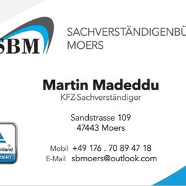 KFZ-Sachverständiger M.Madeddu SBM Sachverständigenbüro Moers in Moers