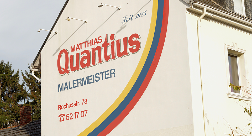 Malermeister Matthias Quantius  Bonn - Rochusstr. 78 - 53123 Bonn - Telefon 0228 - 621707