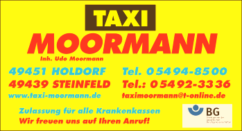Bild 1 Taxi in Steinfeld (Oldenburg)