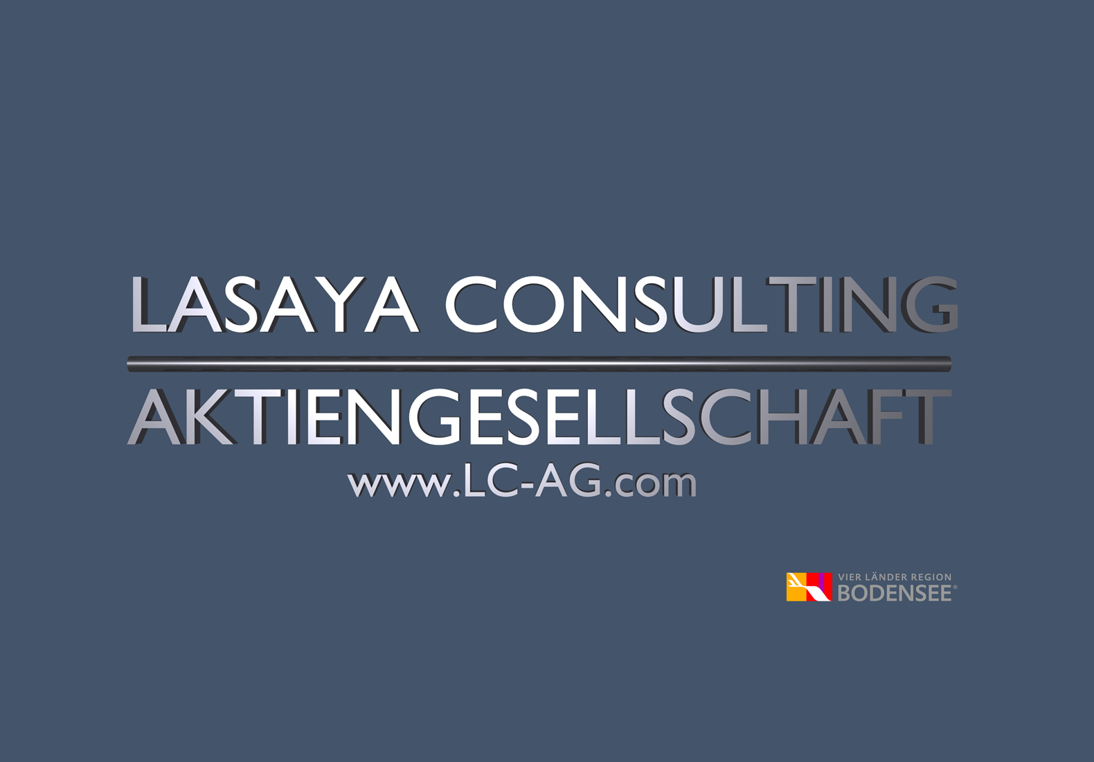 Logo und Internetadresse der LC AG.