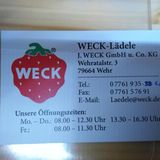 Weck J. GmbH u. Co. KG in Öflingen Gemeinde Wehr in Baden