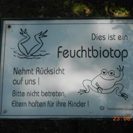 Hinweis zum Biotop