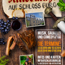 Auch das gibt es regelmäßig auf Schloss Burg