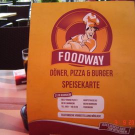 Speisekarte vom Fodway