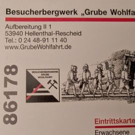 Besucherbergwerk Grube Wohlfahrt Heimatverein Rescheid e.V. in Hellenthal