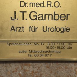 Gamber Johann Trajan, Dr. med. in Wuppertal