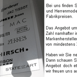 Das Bekleidungs-Magazin Inh. Hr. Mengel in Wuppertal