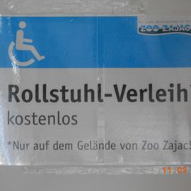 Kostenloser Rollstuhlverleih 