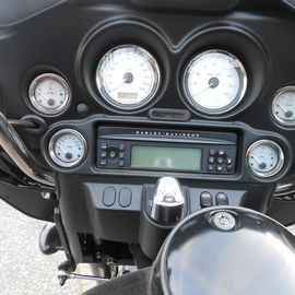 Armaturenbrett von einem Harley - Trike, incl. eingebautem Radio!