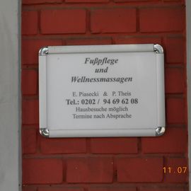 Massage- Fußpflege Piaseki, P. Theis, M. Bruckmann in Wuppertal
