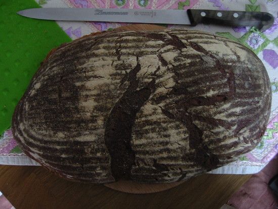 Ein 2,5 kg schweres Schlesisches Landbrot