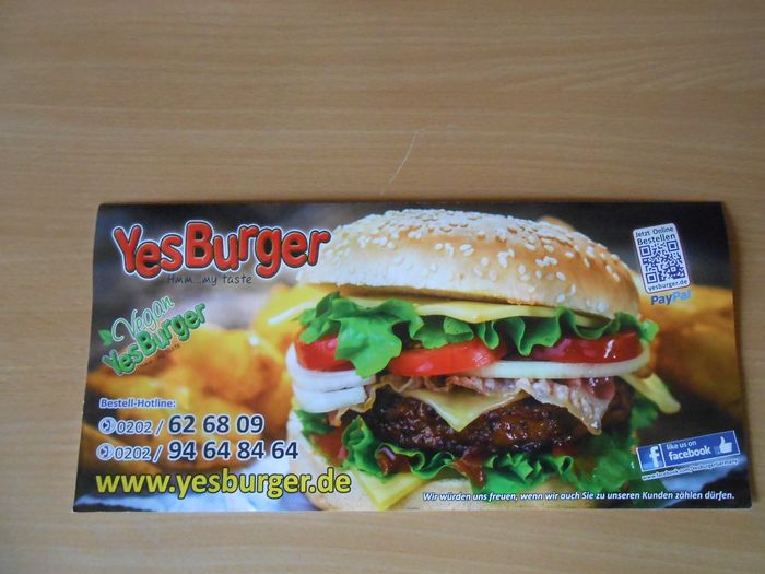 Auch Vegan - Burger sind dort zu bekommen.