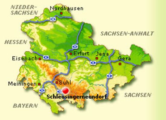 Bereichskarte von der Tour 