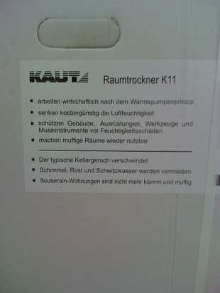 Raumtrockner K11 von Firma Kaut