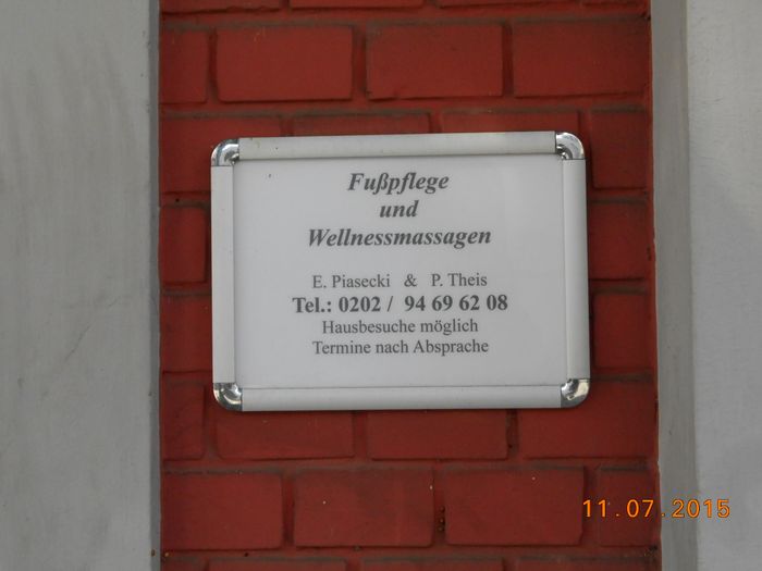 Massage- Fußpflege Piaseki, P. Theis, M. Bruckmann