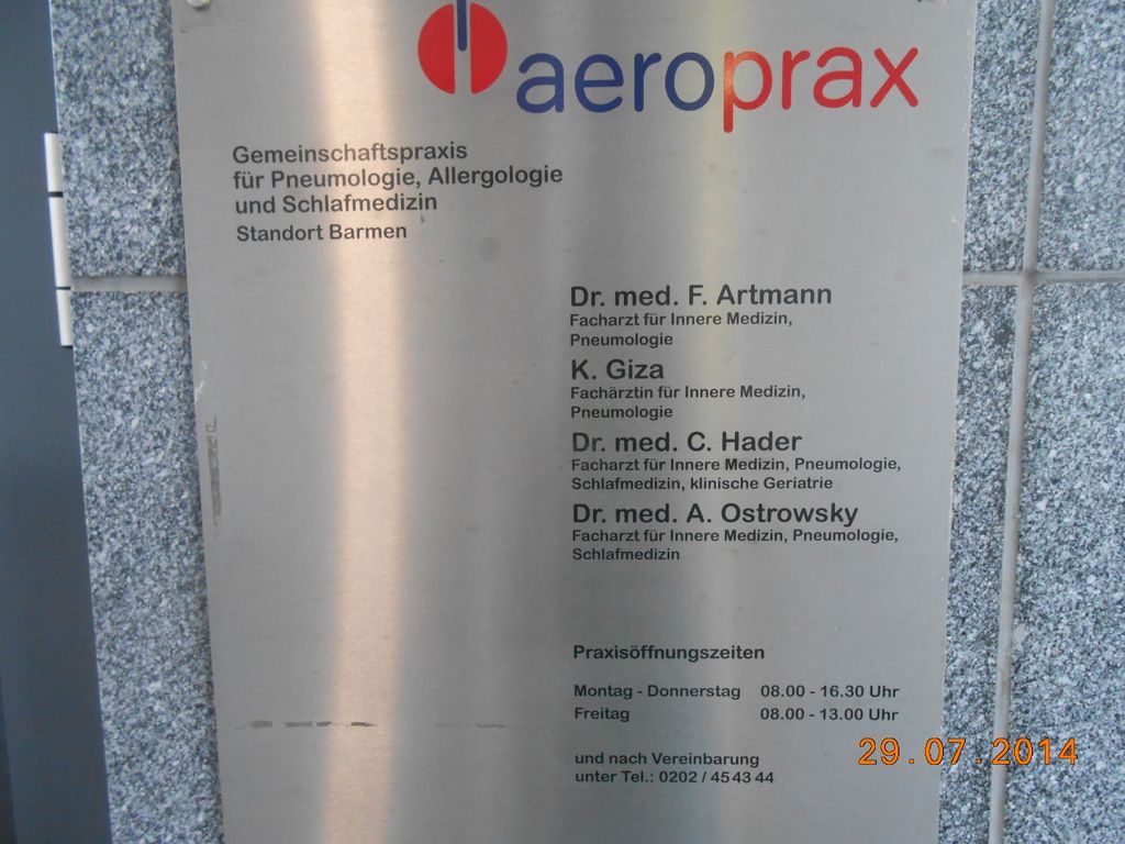 Nutzerfoto 6 aeroprax - Gemeinschaftspraxis für Pneumologie / Allergologie / Schlafmed.