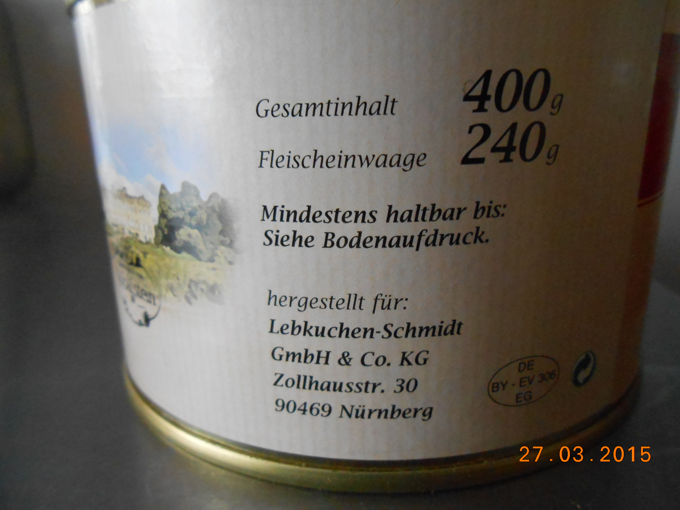 Schäufelebraten - hergestellt für Lebkuchen Schmidt - Nürnberg