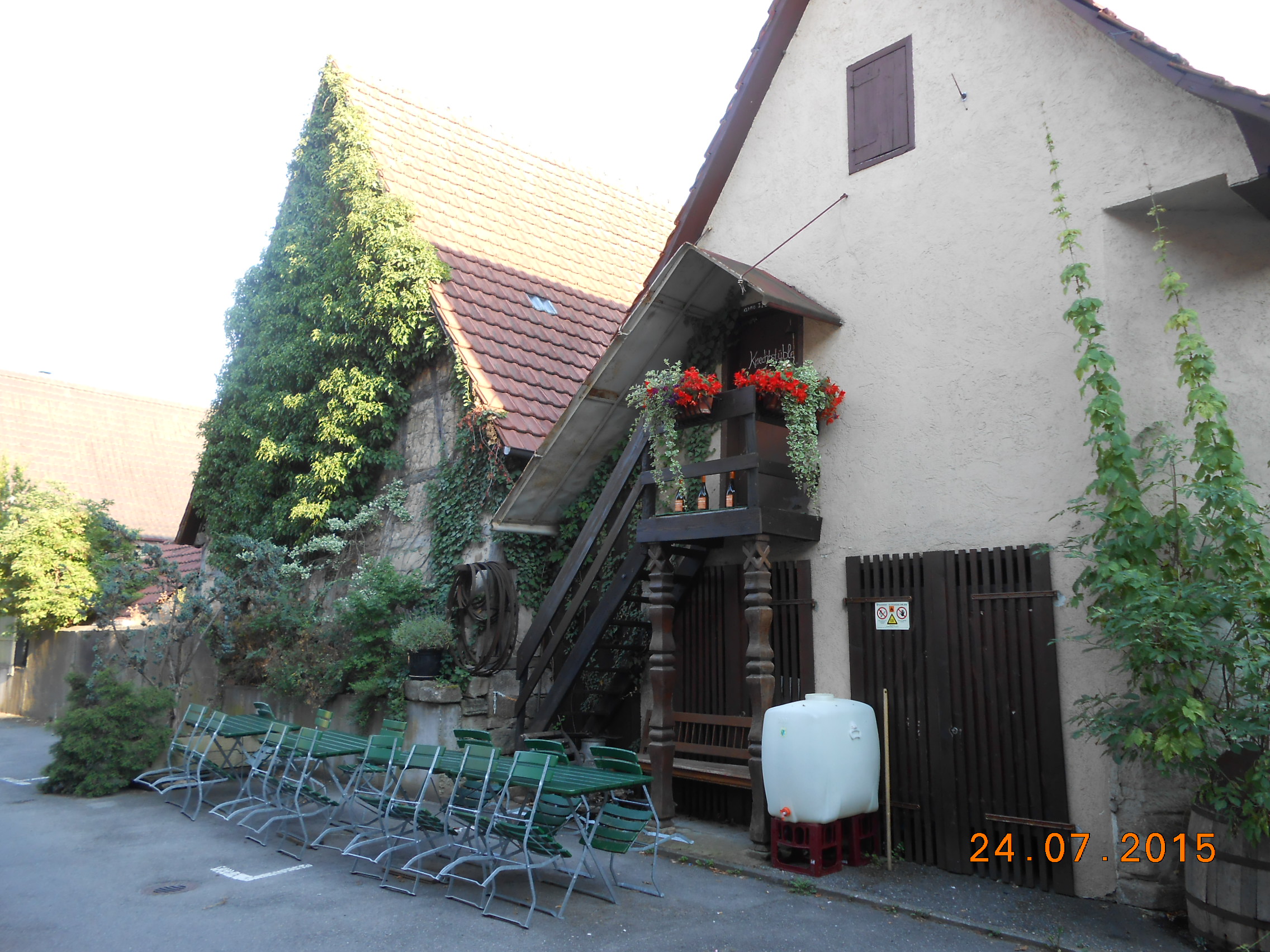 Innenhof vom Gasthaus Lamm