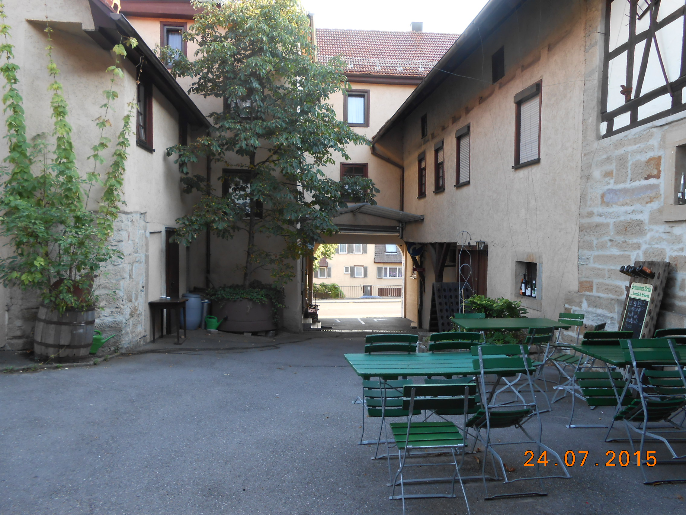 Der Innenhof vom Lamm