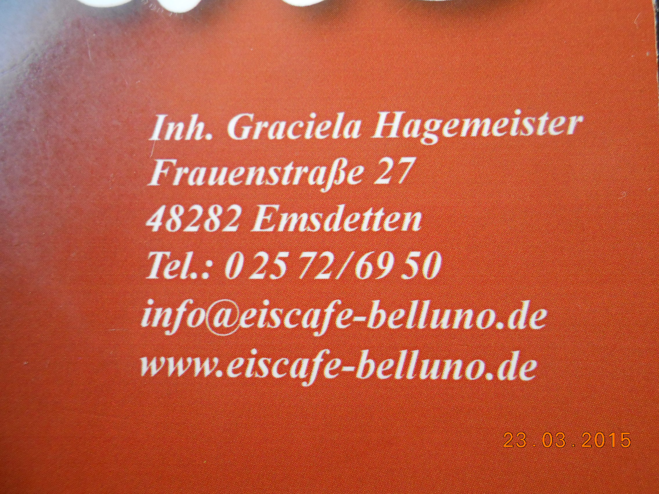 Bild 5 Eiscafé Belluno in Emsdetten