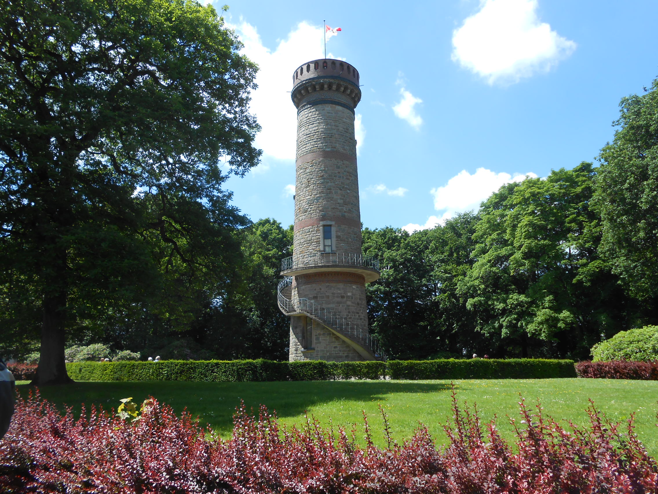 Der Toelleturm, in der Nähe vom Restaurant: An der alten Bergbahn